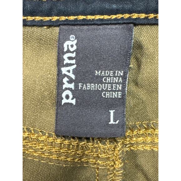 PrAna Men's Lightweight Brown Cargo Outdoor Hiking Shorts - Size L (35x12) - Picture 5 of 5